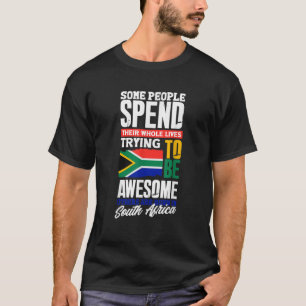 South Africa South African South Africa Flag Fathe T-Shirt