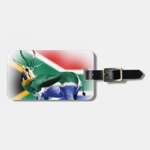 South Africa Springbuck Flag Luggage Tag