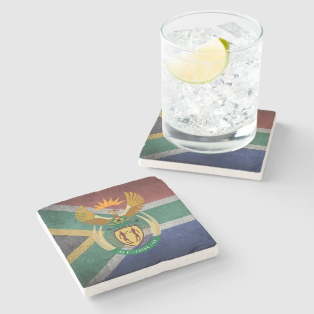 South Africa Stone Coaster (Side)