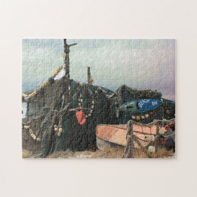 South Africa Strandlooper Hut. Jigsaw Puzzle (Horizontal)