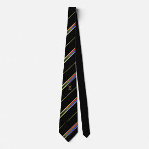 South Africa stripes flag Neck Tie