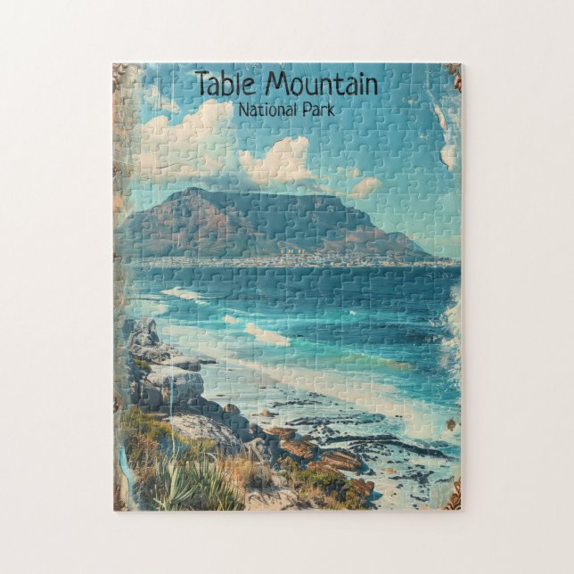 South Africa Table Mountain National Park Jigsaw Puzzle (Vertical)