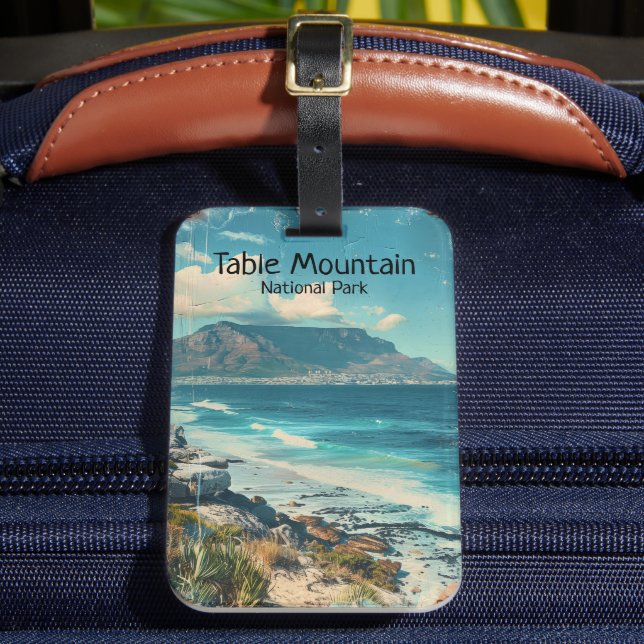South Africa Table Mountain National Park Luggage Tag (Front Insitu 2)