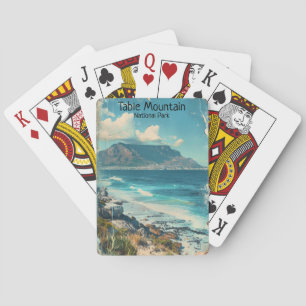 South Africa Table Mountain National Park Poker Cards