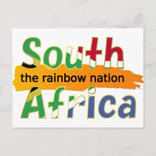 South Africa - the Rainbow Nation Postcard