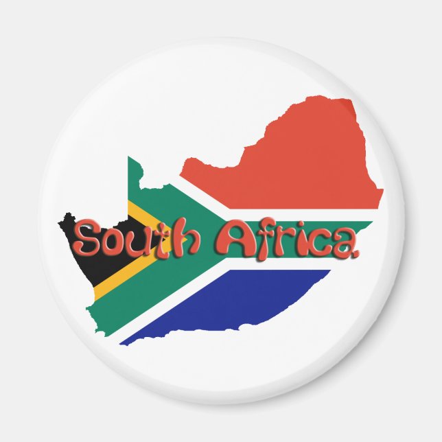 South Africa theme Magnet (Front)