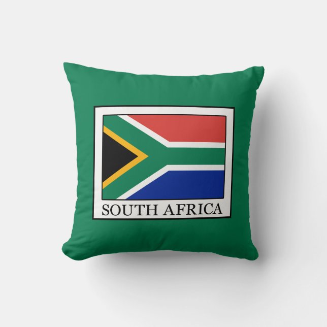 South Africa Throw Pillow (Front)