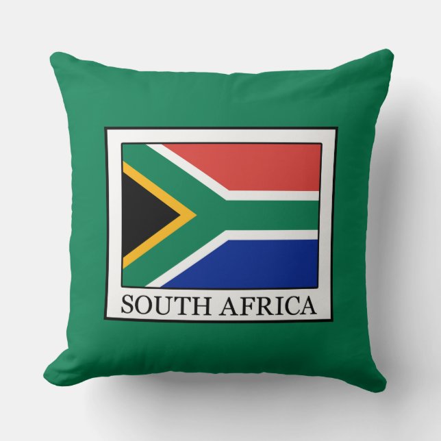 South Africa Throw Pillow (Front)