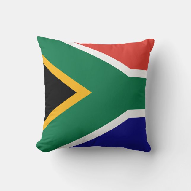 South Africa Throw Pillow (Front)