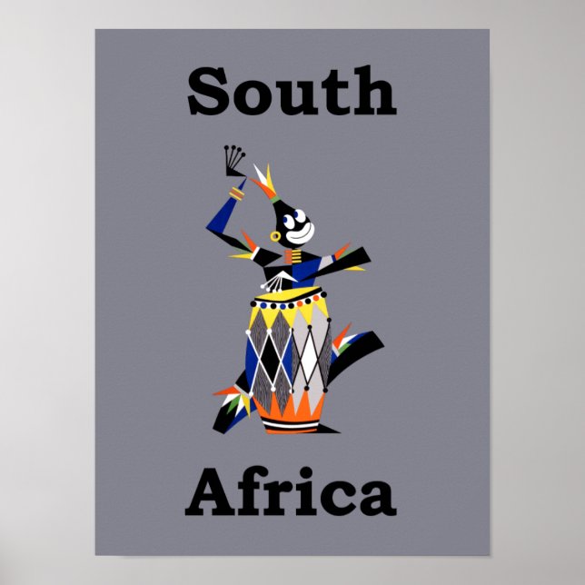 South Africa travel poster (Front)