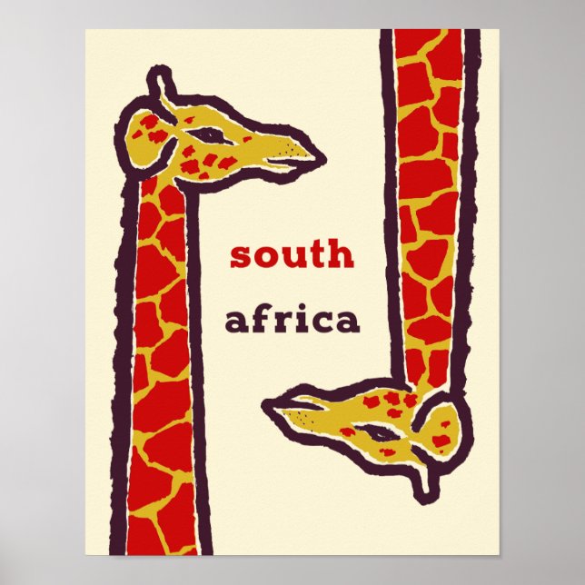 South Africa travel poster (Front)