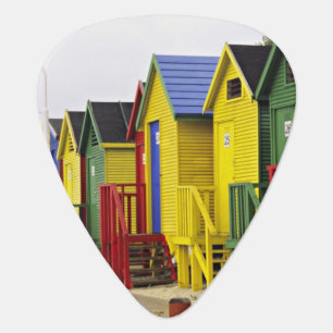 South Africa, Western Cape, St James. Colorful Guitar Pick