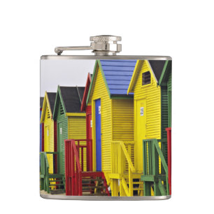South Africa, Western Cape, St James. Colorful Hip Flask