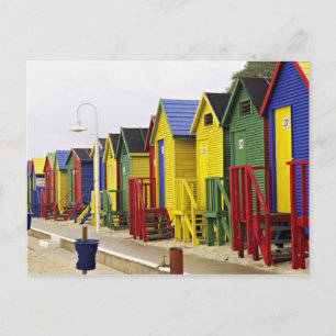 South Africa, Western Cape, St James. Colorful Postcard