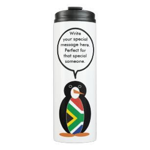 South Africa Wildlife Penguin Personalized Gift Thermal Tumbler