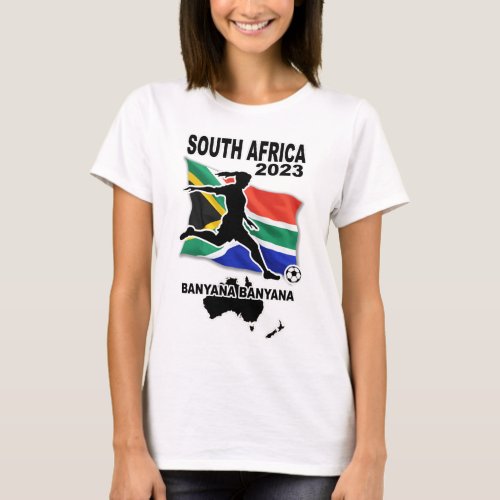 South Africa Womens Soccer Team 2023 T_Shirt