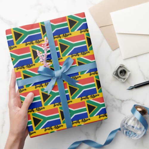 South Africa Wrapping Paper African Flag patriot Wrapping Paper