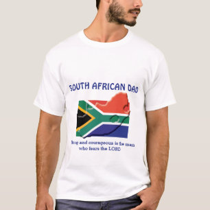 SOUTH AFRICAN DAD Strong Courageous Personalized T-Shirt