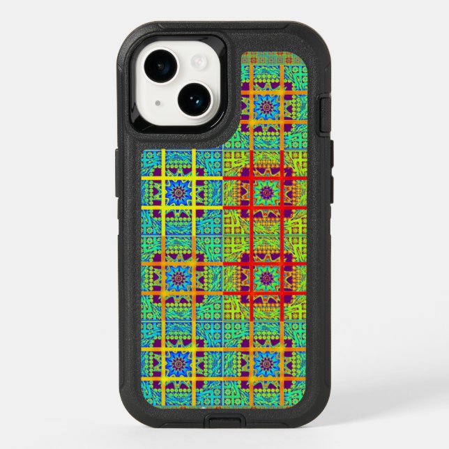 South African ethnic tribal art pattern design Otterbox iPhone Case (Back)