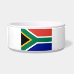 South African Flag Bowl<br><div class="desc">This design features the national flag of South Africa (officially the Republic of South Africa), which is the southernmost country in Africa. About 80% of South Africans are of Black African ancestry, while the remaining population consists of large communities of European, Asian and multiracial ancestry. South Africa has three capital...</div>