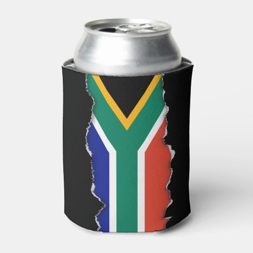 South African Flag Can Cooler