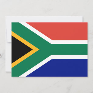 South African Flag Card