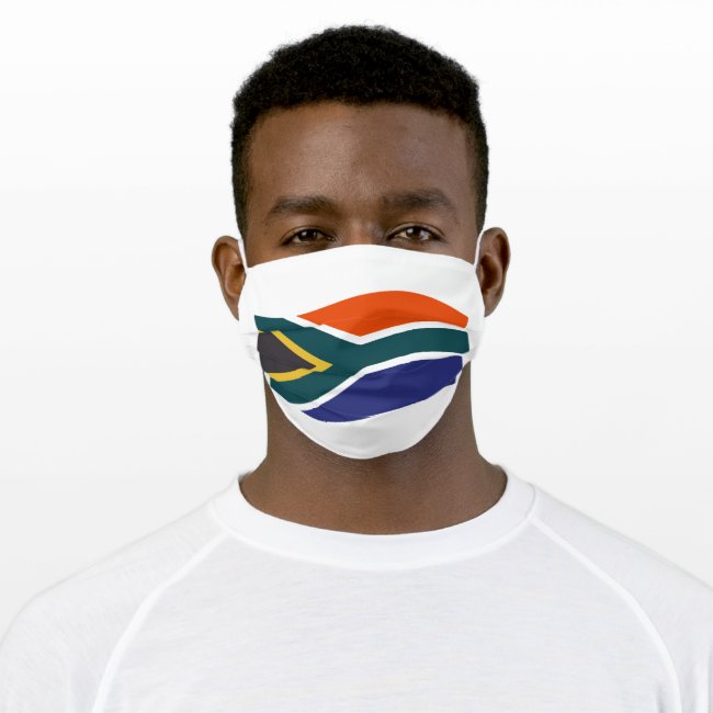 South African Flag Cloth Face Mask