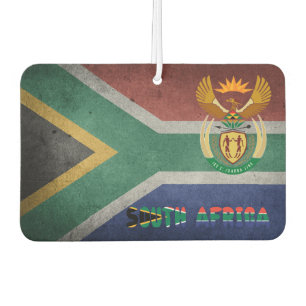 South African flag-coat of arms Air Freshener
