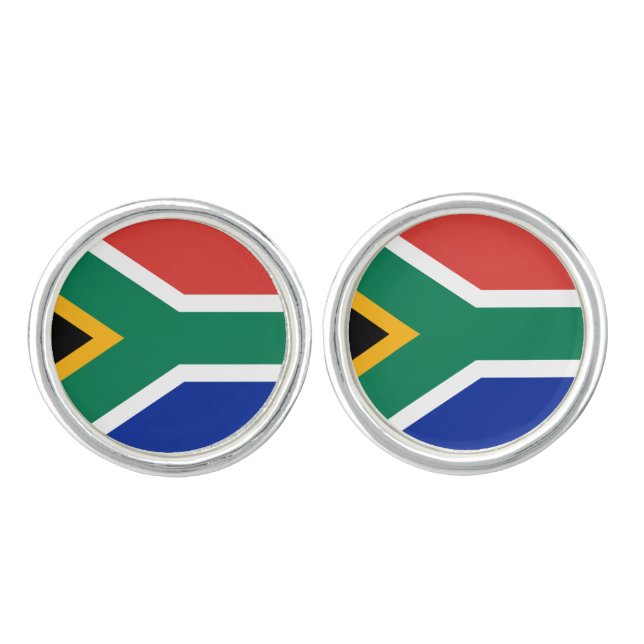 South African flag Cufflinks (Front)