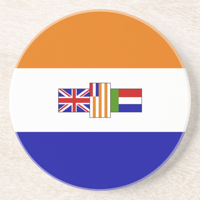 South African Flag Drink Coaster (Front)