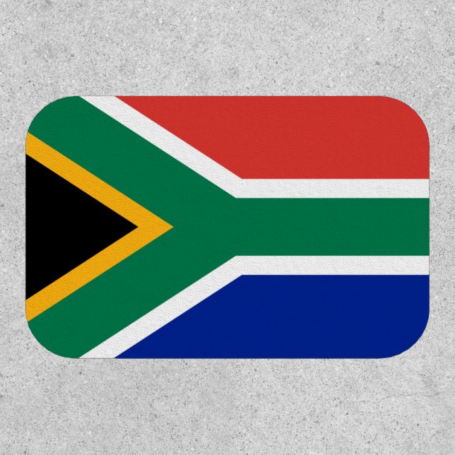 South African Flag, Flag of South Africa Patch (Front)