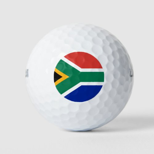 South African flag Golf Balls