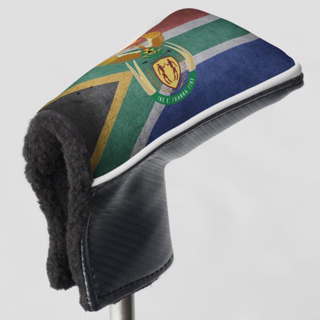 South African flag Golf Head Cover (3/4 Front)