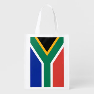 South African flag grocery shopping bag
