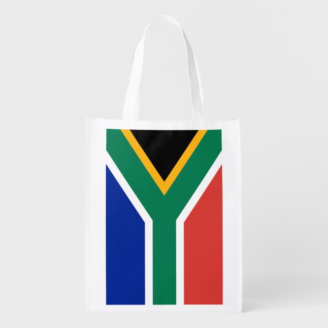 South African flag grocery shopping bag (Front)