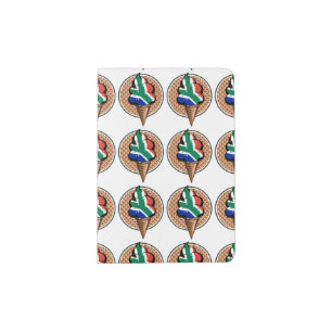South African flag ice cream TROPICAL Passport Holder