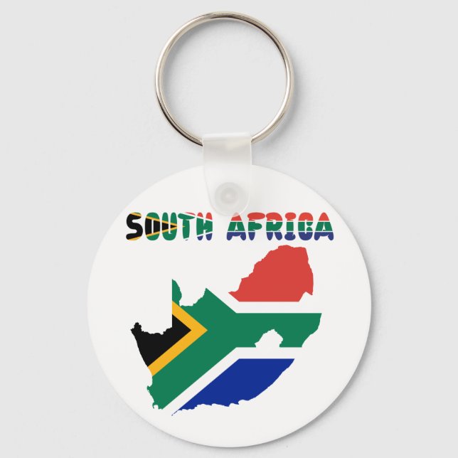 South African flag Keychain (Front)