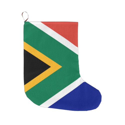 South African Flag Large Christmas Stocking