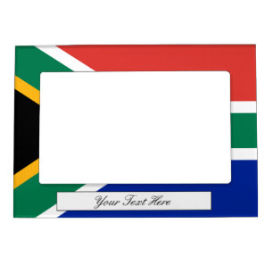 South African flag magnetic fridge picture frame