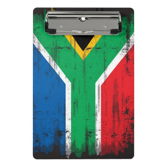 South African flag Mini Clipboard (Front)