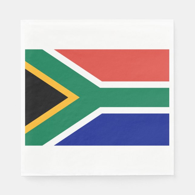 South African Flag Napkins (Front)