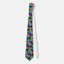 South African flag neck ties