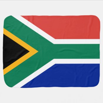 South African Flag Of South Africa Baby Blanket by Classicville at Zazzle