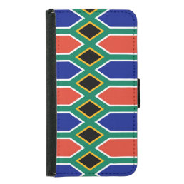 South African Flag of South Africa Samsung Galaxy S5 Wallet Case