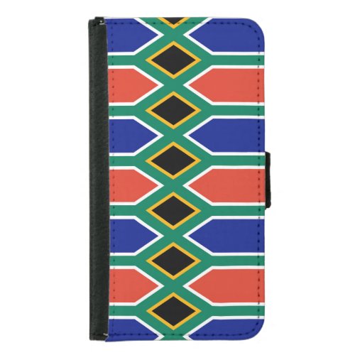 South African Flag of South Africa Samsung Galaxy S5 Wallet Case