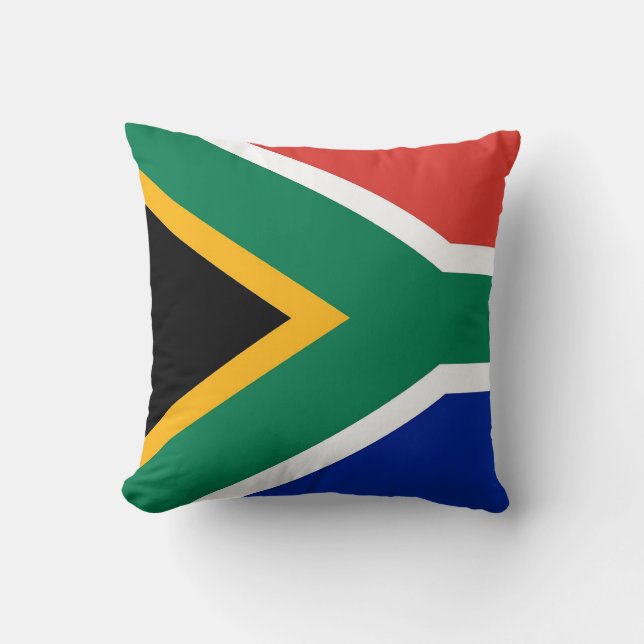 South African Flag on American MoJo Pillow (Front)