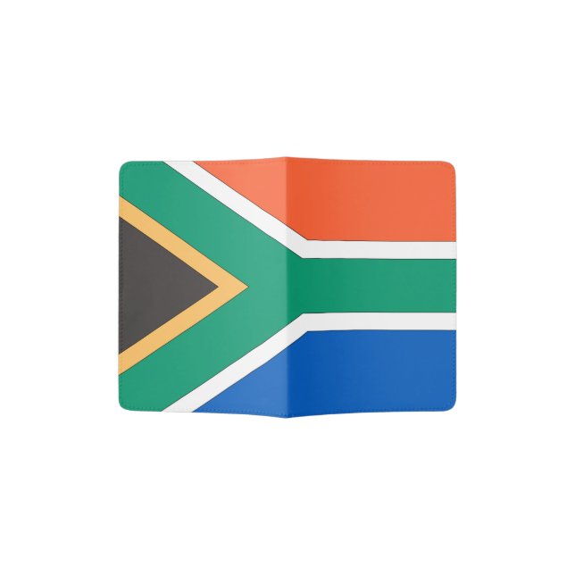 South African Flag Passport Holder (Opened)