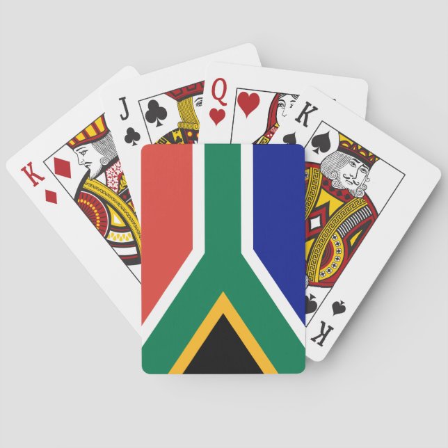South African Flag Poker Cards (Back)