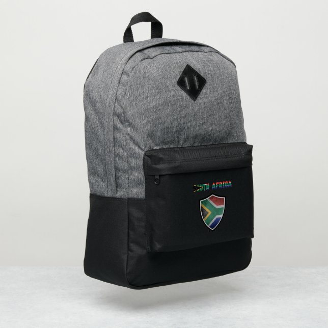 South African flag Port Authority® Backpack (Left Corner)