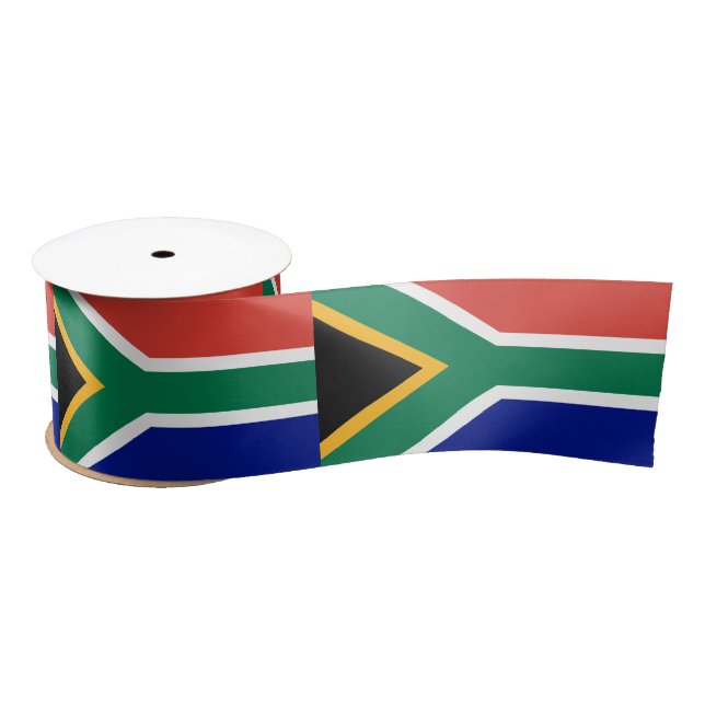 South African Flag Satin Ribbon (Spool)
